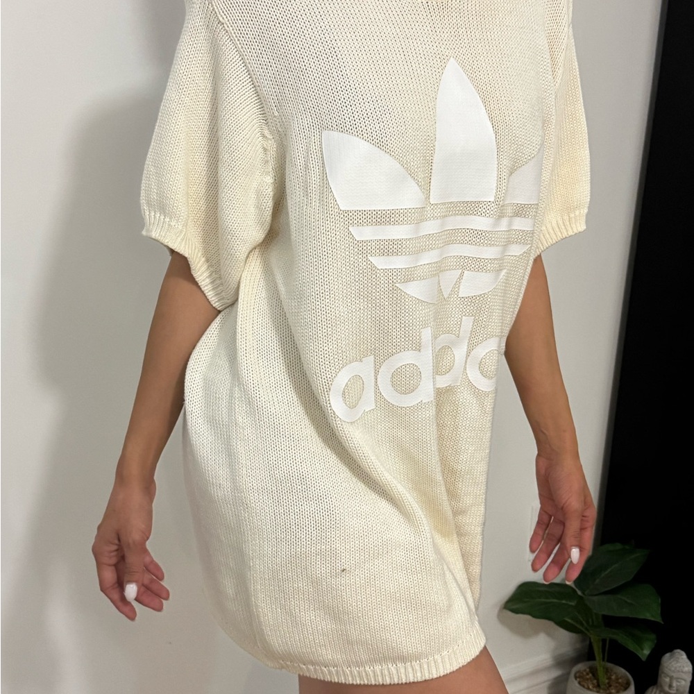 Adidas Off-White Knit Logo Tunic - Picture 2 of 4